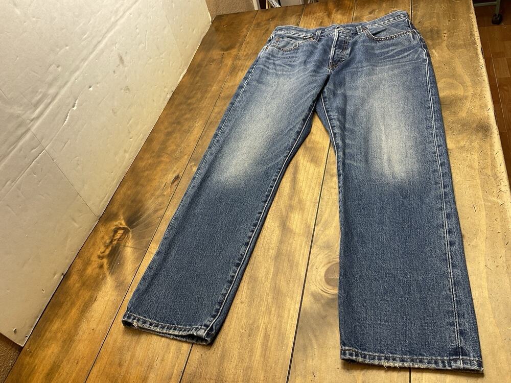 Levi's 501 150th Anniversary Button Fly Selvedge Straight Leg Jeans 31x30